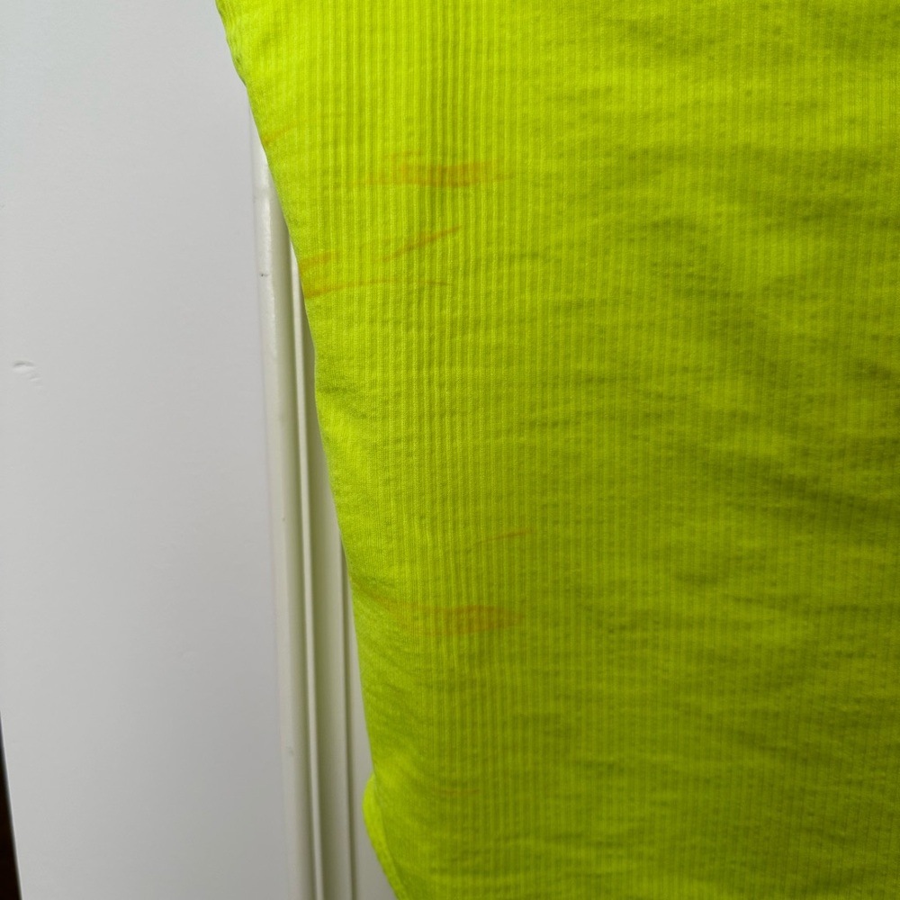 Neon Yellow Women's Bodysuit - Picture 7 of 8